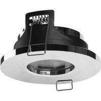 Rame - Downlight Empotrable de Techo de 85mm de Diámetro para Bombilla GU10 en Cromo von FORLIGHT