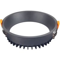 Forlight - Jet downlight redondo con luz blanco neutro 4000K en color negro ø 220mm von FORLIGHT