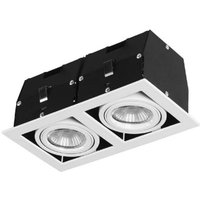 Forlight - downlight ip23 cardan double gu10/g5.3 100w weiß von FORLIGHT