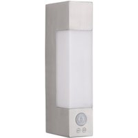 Wandleuchte IP44 litus with sensor led 5,3 w 4000 k edelstahl 420 lm von FORLIGHT