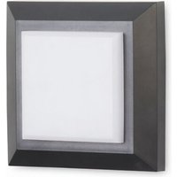 Wandleuchte ip65 grove diffuser square led 2w 4000k schwarz 172lm von FORLIGHT