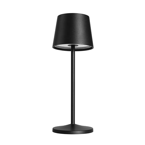 TRETA CLASSIC Lámpara de mesa LED. Inalámbrica, portátil y recargable. IP54 Interior y exterior.Carga USB. Regulable.Color Negro TRETA CLASSIC Lámpara de mesa LED. Inalámbrica, portátil y recargable. IP54 Interior y exterior.Carga USB. Regulable.Color Negro von FORLIGHT