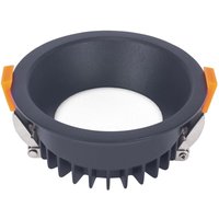 Forlight - Jet downlight redondo con luz blanco cálido 3000K en color negro ø 120mm von FORLIGHT