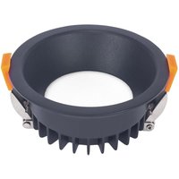 Jet downlight redondo con luz blanco neutro 4000K en color negro ø 120mm von FORLIGHT