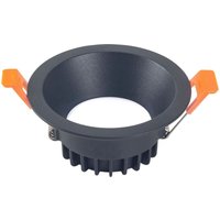 Forlight - Jet downlight redondo con luz blanco neutro 4000K en color negro ø 85mm von FORLIGHT