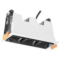 Jim - Downlight Empotrable de Techo LED Triple Rectangular Luz Cálida 3000K de Aluminio Color Blanco 94x44mm Jim - Downlight Empotrable de Techo LED Triple Rectangular Luz Cálida 3000K de Aluminio Color Blanco 94x44mm von FORLIGHT