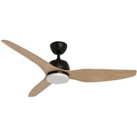 July Ventilator ø1220mm IP20 led sw 2700-4000-6000K on-off Schwarzes Holz 2570 von FORLIGHT