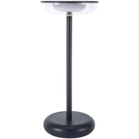 Pomer Sobremesa exterior en negro con luz led blanco cálido 3000K von FORLIGHT