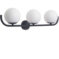 Sfera dreifache kugelförmige Wandleuchte für G9-Glühbirne in Schwarz von FORLIGHT