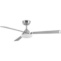 Ventilador Calima led 15.9W 3000K Níquel satinado Blanco 551lm von FORLIGHT