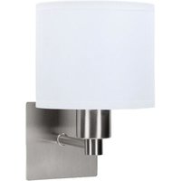 Forlight - Lyon - led Wandleuchte Satin Nickel mit Drum Shade E27 60W Forlight - Lyon - led Wandleuchte Satin Nickel mit Drum Shade E27 60W von FORLIGHT