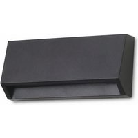 Wandleuchte IP65 grove opaque rectangular short led 1,4 w 4000 k schwarz von FORLIGHT
