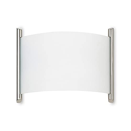 wandleuchte ip20 niza e27 60w nickel seidenmatt von FORLIGHT