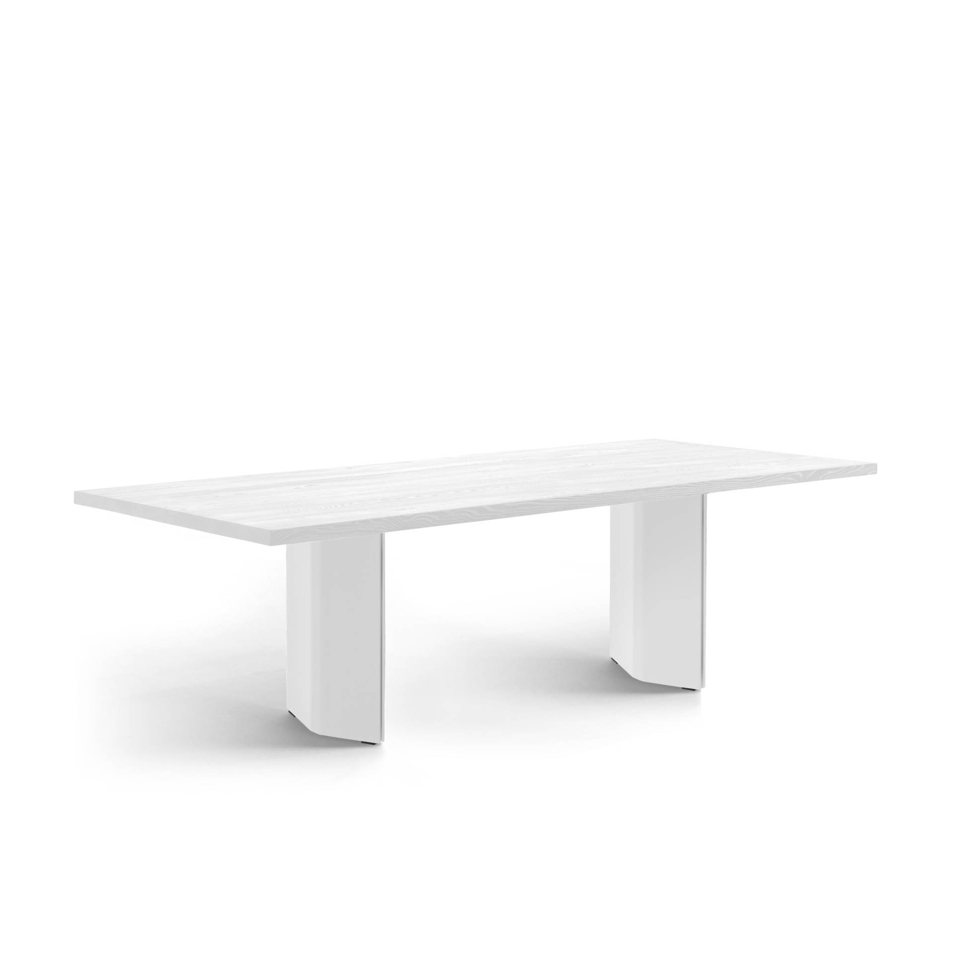 FORM EXCLUSIV // FYNN - ESSTISCH | DEUTSCHE EICHE | WEISS GEÖLT - DOUBLE WHITE - 240CM X 100CM X 4CM von FORM EXCLUSIV