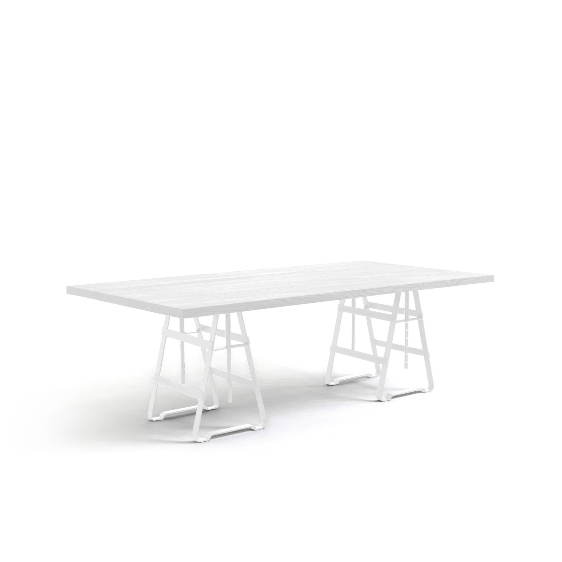 FORM EXCLUSIV // FYNN - ESSTISCH | DEUTSCHE EICHE | WEISS GEÖLT - 180CM X 90CM X 4CM - LACKAFFE WHITE von FORM EXCLUSIV