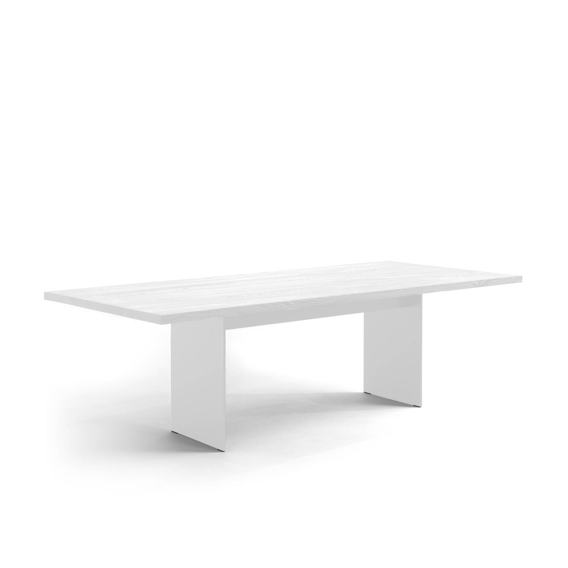 FORM EXCLUSIV // FYNN - ESSTISCH | DEUTSCHE EICHE | WEISS GEÖLT - SLEEK WHITE - 240CM X 100CM X 4CM von FORM EXCLUSIV