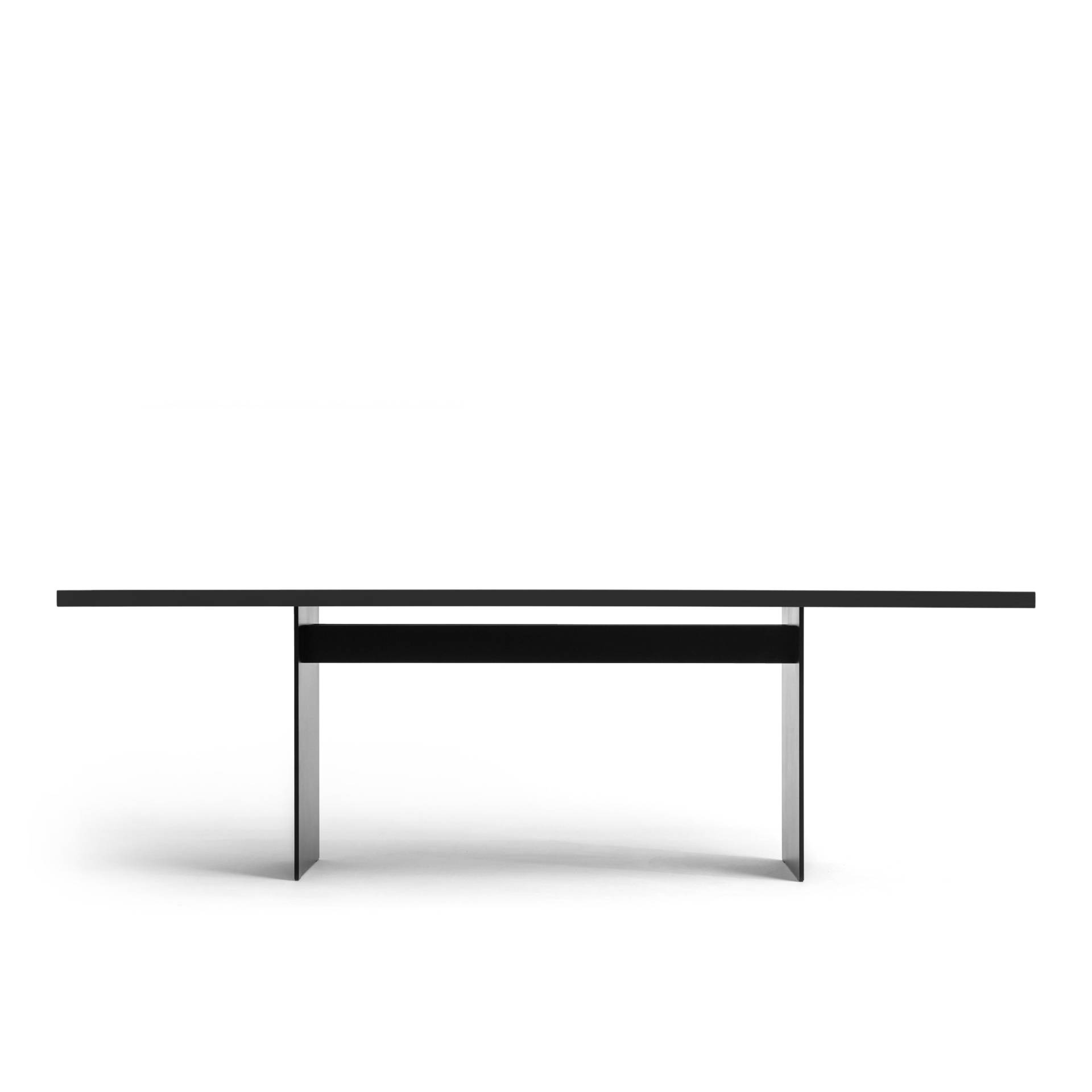 FORM EXCLUSIV // KUNO - TISCH | FENIX | SCHWARZ  - SLEEK BLACK - SCHWARZ - 260CM X 100CM X 4CM von FORM EXCLUSIV