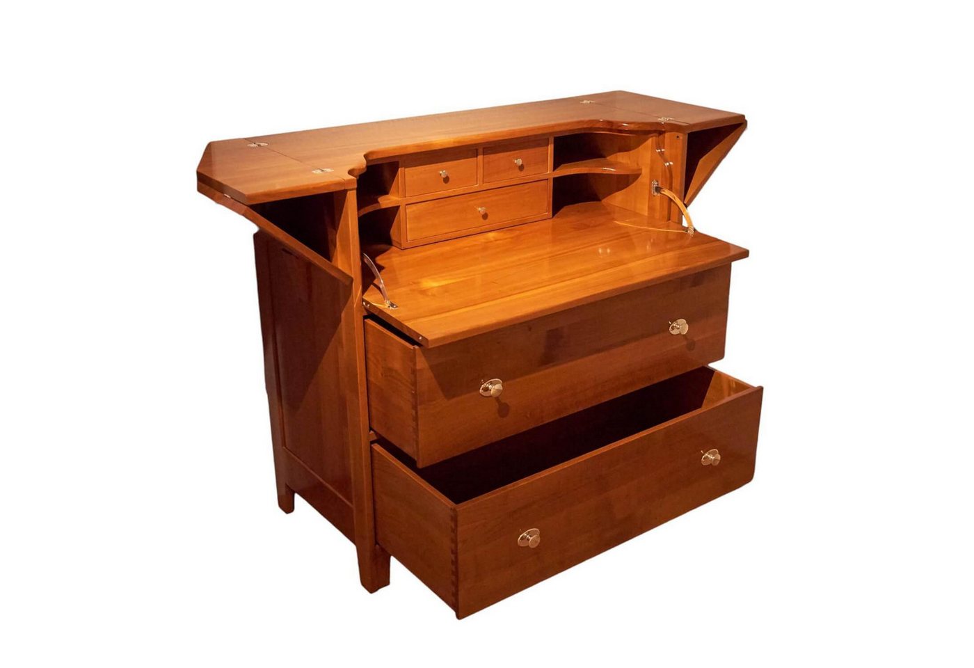 FORM EXCLUSIV Schreibtisch Sekretär Kirschbaum Griffe Metall Glänzend FORM EXCLUSIV Schreibtisch Sekretär Kirschbaum Griffe Metall Glänzend von FORM EXCLUSIV