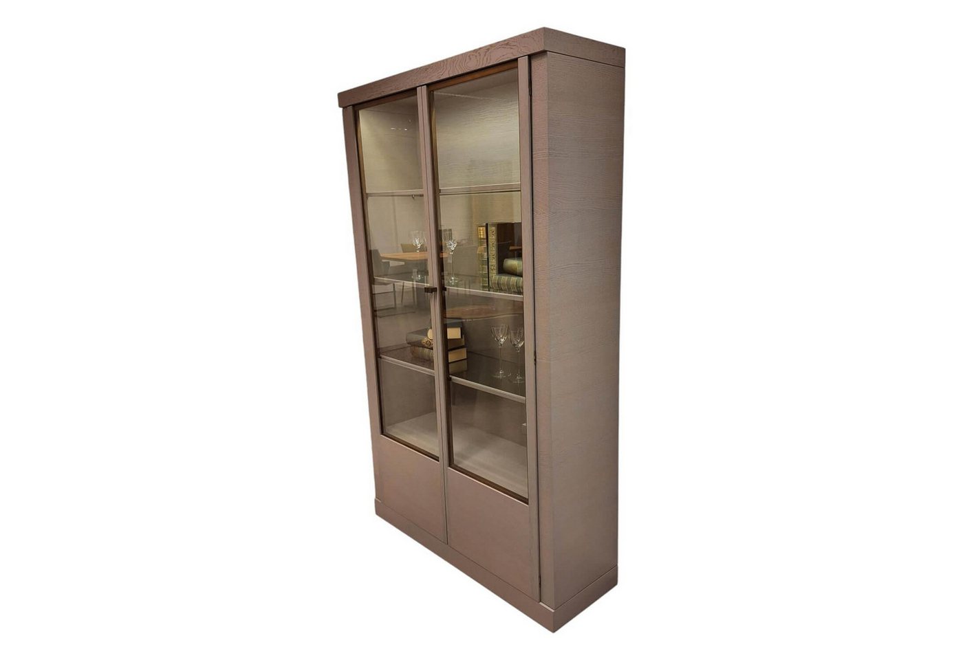 FORM EXCLUSIV Standvitrine Vitrine Madison 2-türig Korpus Eiche Grau Gebeizt Türen Glas FORM EXCLUSIV Standvitrine Vitrine Madison 2-türig Korpus Eiche Grau Gebeizt Türen Glas von FORM EXCLUSIV