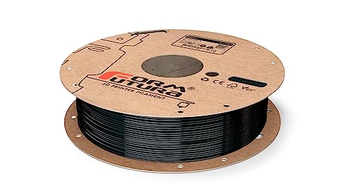 Formfutura 175HDGLA-BLBLCK-0750 3D Printer Filament, PETG, Blinded Schwarz von Formfutura