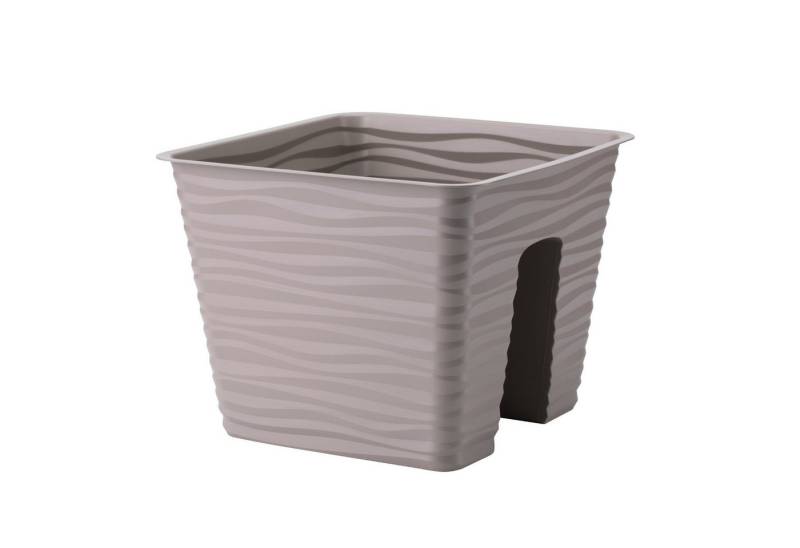 FORM-PLASTIC Blumenkasten (1 St), Brüstung Topf für Balkon Terrasse Sahara 27cm von FORM-PLASTIC