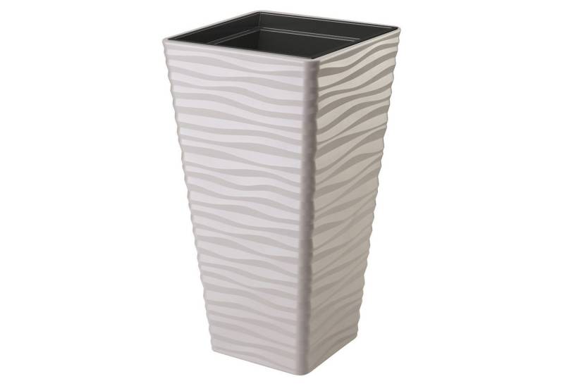 FORM-PLASTIC Blumentopf, Sahara Dunes Slim Square 35 von FORM-PLASTIC