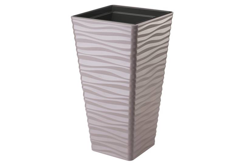 FORM-PLASTIC Blumentopf, Sahara Dunes Slim Square 35 von FORM-PLASTIC