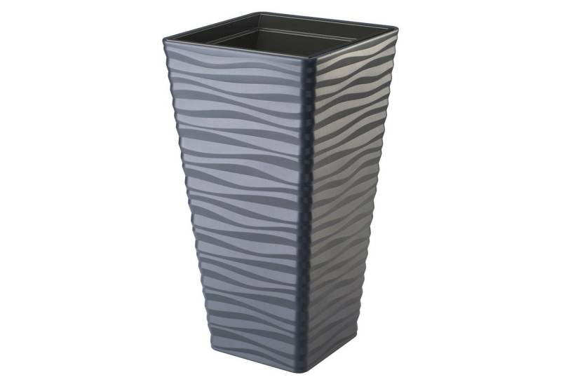 FORM-PLASTIC Blumentopf, Sahara Dunes Slim Square 35 von FORM-PLASTIC