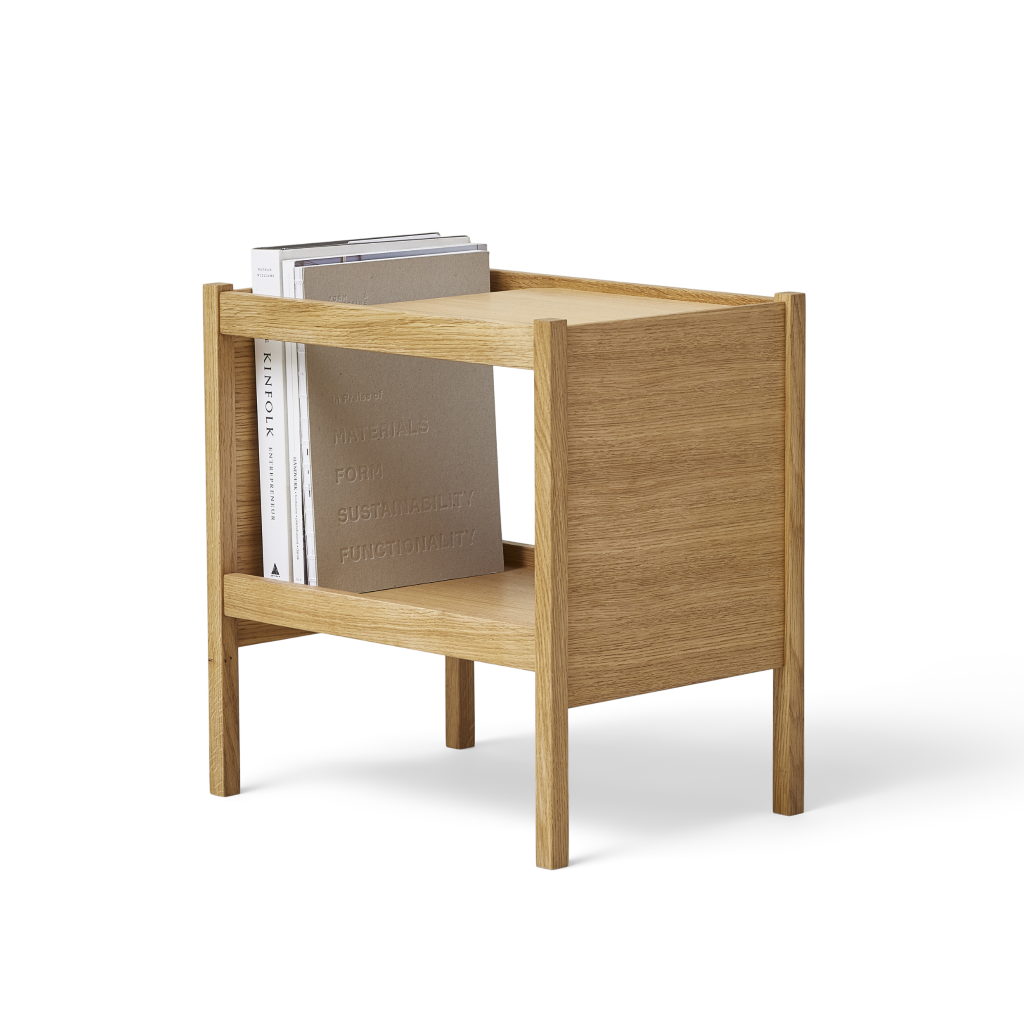 FORM & REFINE - Journal Side Table - Beistelltisch mit Magazinhalter von FORM & REFINE