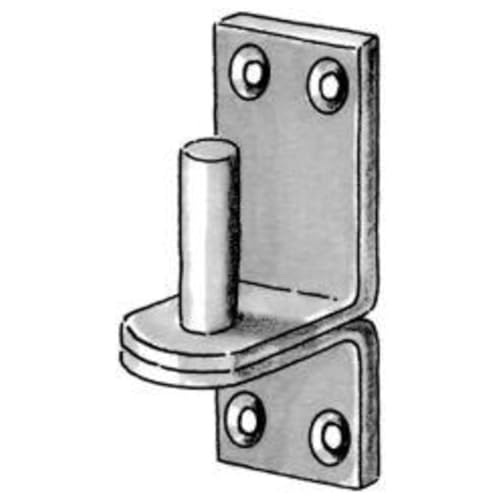 Pollmann Baubeschläge 2265006 Haken D Zum Aufschrauben, Dorn Edelstahl, Durchmesser 13 mm Abstand 17 mm von FORMAT