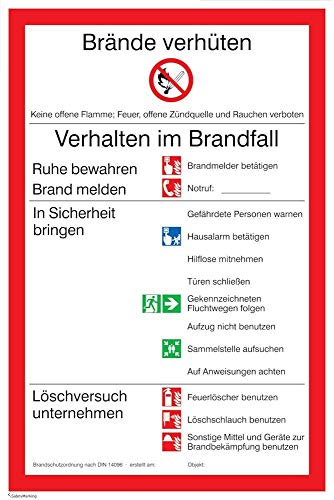 Brandschutzordnung Universal Brandschutzordnung Universal von Format