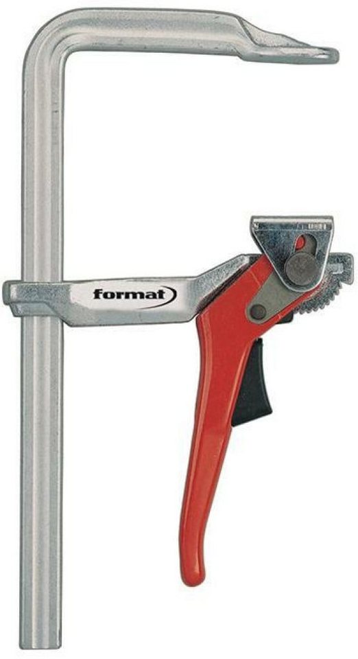 FORMAT Schraubzwinge FORMAT Ganzstahl-Hebelzwinge 200x100mm von FORMAT