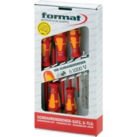 Vde Schraubendreher-Satz 6 tlg. mit Spannungsprüfer - Format Vde Schraubendreher-Satz 6 tlg. mit Spannungsprüfer - Format von FORMAT