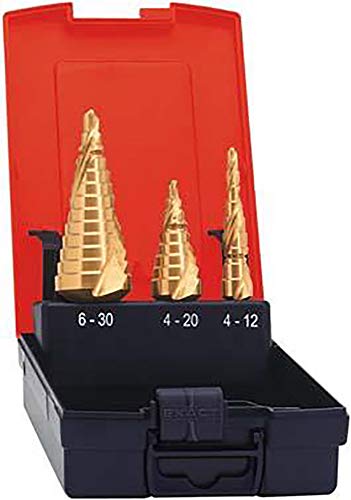 Format 7613200100 Universal-Stufenbohrer-Set, Spiralbohrer-Set, Schlitz-Spiralbohrer-Set, hsscon re... von FORMAT