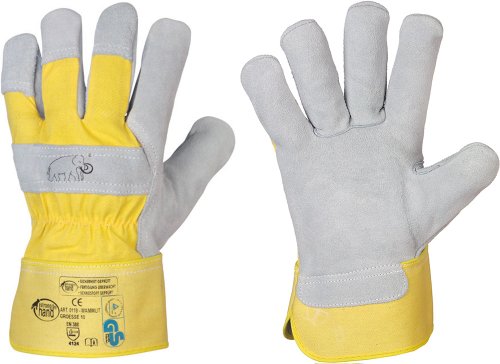 MAMMUT Rind-Kernspaltleder-Handschuhe - Gr. 9 (12 Paar) von FORMAT