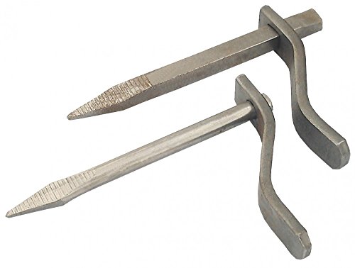 Pariere 2391/R/SB Putzerhaken 140mm rund drehbar 2 Stück Pariere 2391/R/SB Putzerhaken 140mm rund drehbar 2 Stück von FORMAT