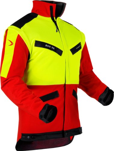 Pfanner 804163-40/M Forstjacke KlimaAIR Größe M in rot/gelb/schwarz von FORMAT