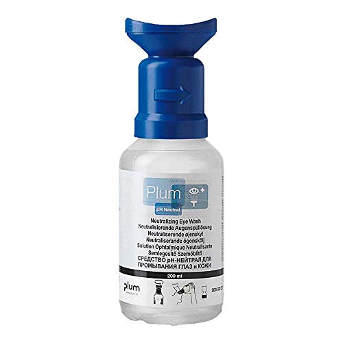 Plum 4752 Augenspülflasche pH Neutral mit 200 ml steriler Phosphatpufferlösung (4,9%) von FORMAT