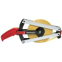 Format - Rahmenstahlbandmaß gelb polyamidbeschichtet 50 m x 13 mm von FORMAT
