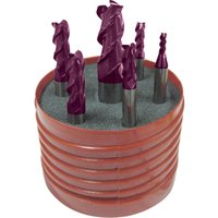 Schaftfräser-Set lang VHMTiAlN 6-teilig 4-12mm Format von FORMAT