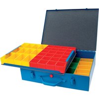 Metall-Sortimentskasten B440xT330xH100 mm mit 48 Boxen von FP