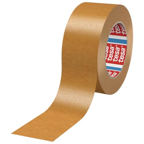 TESA 7698130705 04341-00003-00 Kreppband tesakrepp 4341 Hellbraun (L x B) 50m x 25mm, 3 Stück von FORMAT