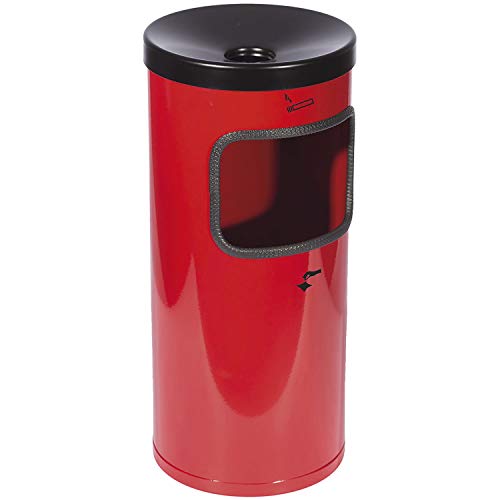 TKG 360012 Sicherheits-Bodenabfallascher separater Abfallteil ø 180 mm Höhe 410 mm rot von FORMAT