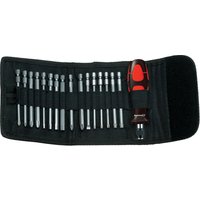 Bitsortiment in Rolltasche 17-teilig mit Schnellwechselfutter - Format von FORMAT