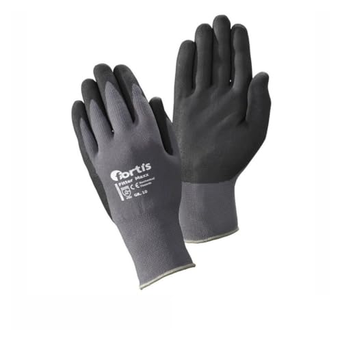 fortis Handschuh Fitter Maxx, Größe 10 (Arbeitshandschuh FitterMaxx Nitrilhandschuh Schutzhandschuh Arbeitshandschuhe Arbeitsschutzhandschuhe Feinmechanikerhandschuhe Mechanikerhandschuhe) von FORMAT