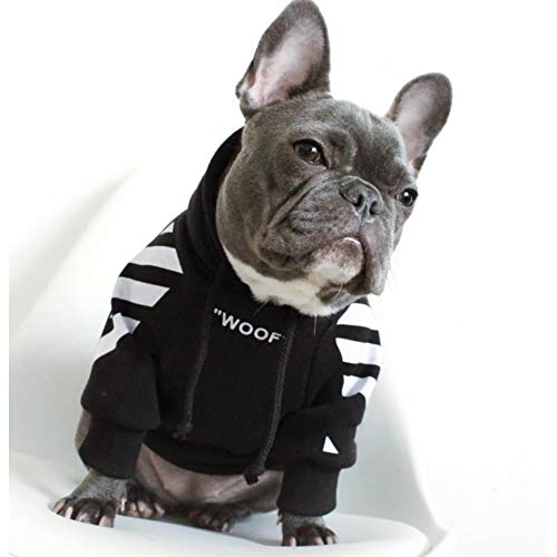 FORMEG Hundekleidung Haustier Französische Bulldogge Kleidung Hund Hoodie Warme Sport Retro Hund Hoodies Haustierkleidung Puppy Dog Pugs Puppy Kleidung Chihuahua von FORMEG