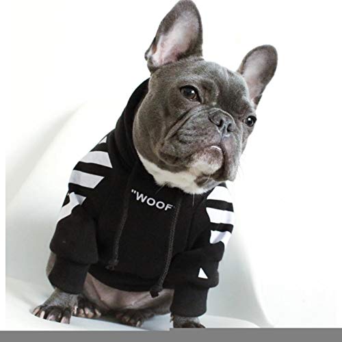 FORMEG Hundekleidung Haustier Französische Bulldogge Kleidung Hund Hoodie Warme Sport Retro Hund Hoodies Haustierkleidung Puppy Dog Pugs Puppy Kleidung Chihuahua von FORMEG