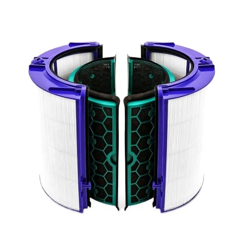 Ersatz for Hepa-Kohlefilter for TP04 HP04 DP04 TP05 HP05 Pure Cool Purifier, versiegeltes zweistufiges 360-Grad-Filtersystem(4Pcs) von FORMIAHA