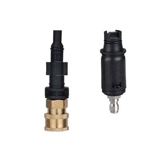 Hochdruck-Wasserpistolenadapter for Lavor for Parkside for Schnellanschluss von 1/4-Zoll-Waschmaschinenteilen, Sprühdüse 4000(Burgundy) von FORMIAHA