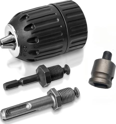 Schnellspannbohrfutter-Adapter, 0,8–10 mm, automatischer 10-mm-Elektrokopf, Sechskantgriff, rund, geeignet for Schlagschrauber, Hammer Schnellspannbohrfutter-Adapter, 0,8–10 mm, automatischer 10-mm-Elektrokopf, Sechskantgriff, rund, geeignet for Schlagschrauber, Hammer von FORMIAHA